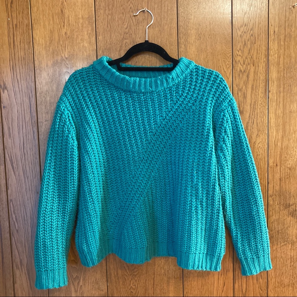 Green sweater